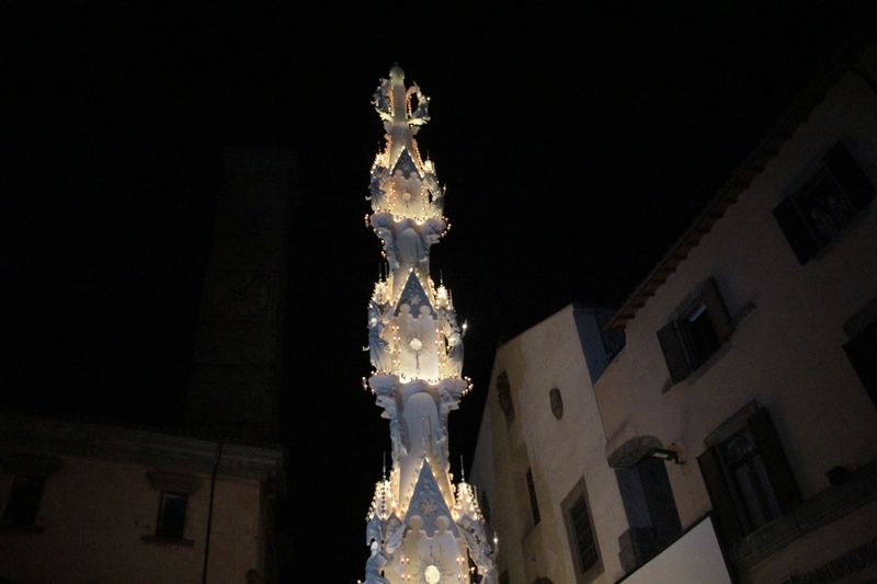 Gloria 2017 - La Macchina di Santa Rosa a piazza del Plebiscito.