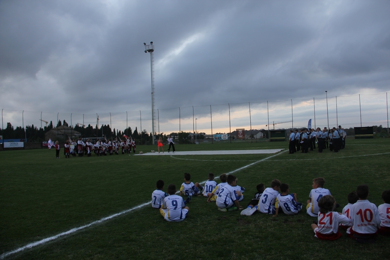 Campo sportivo Villanova - Inaugurata l'illuminazione con la Nazionale Attori