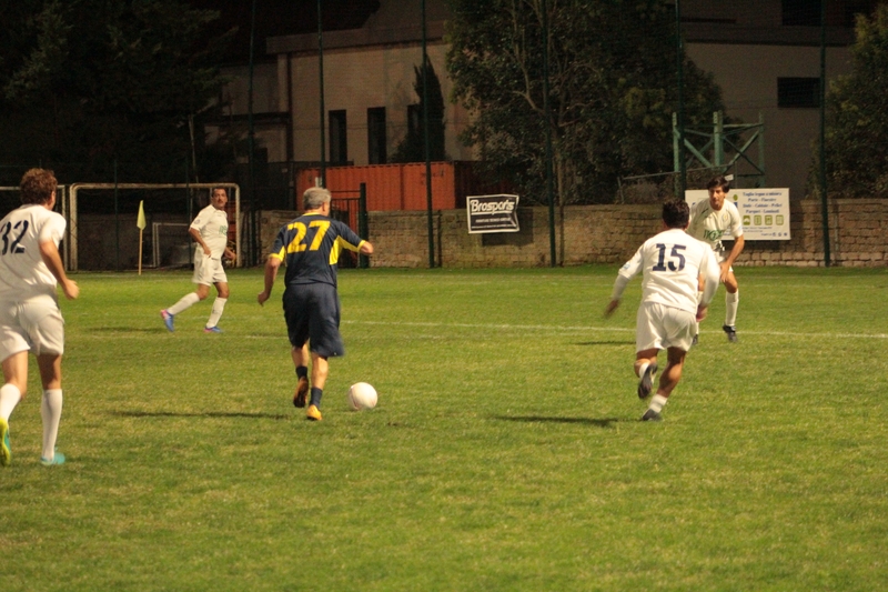 Campo sportivo Villanova - Inaugurata l'illuminazione con la Nazionale Attori
