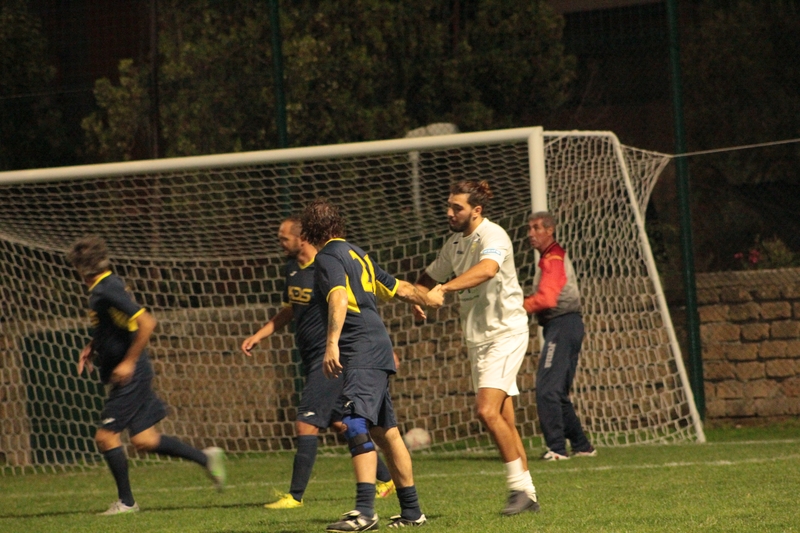 Campo sportivo Villanova - Inaugurata l'illuminazione con la Nazionale Attori