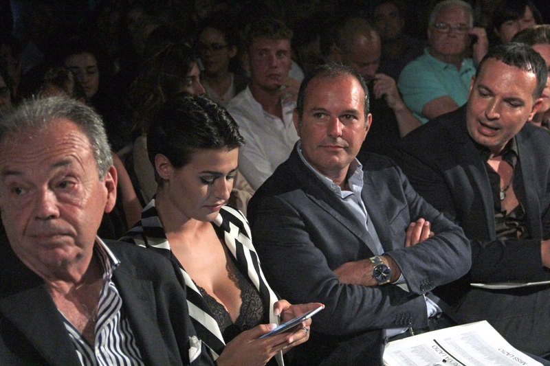 Miss Italia Lazio - Alice Temperini con il sindaco Caci, il presidente di Vulci Messina e lo stilista Ciambella