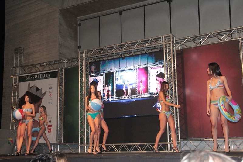 Miss Italia Lazio - Alcuni momenti della sfilata in costume da bagno