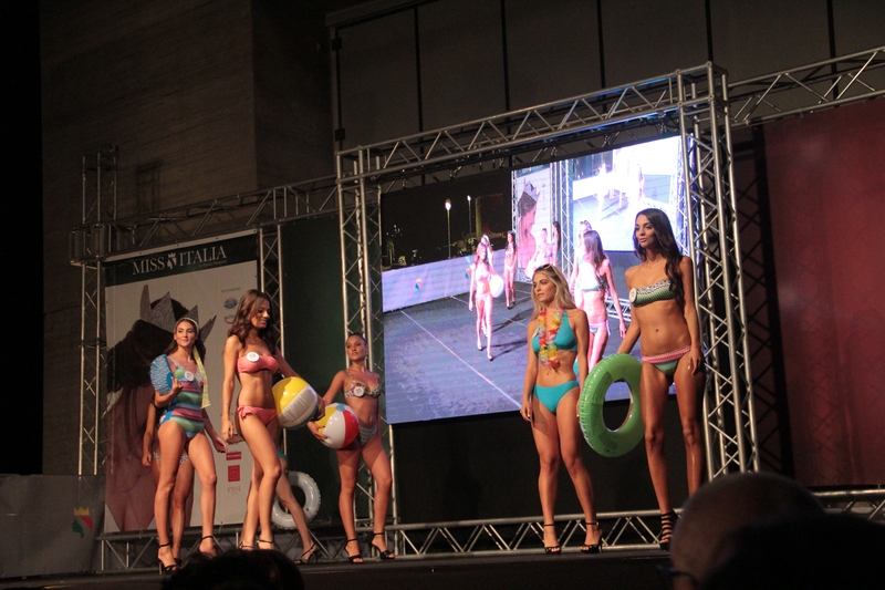 Miss Italia Lazio - Alcuni momenti della sfilata in costume da bagno