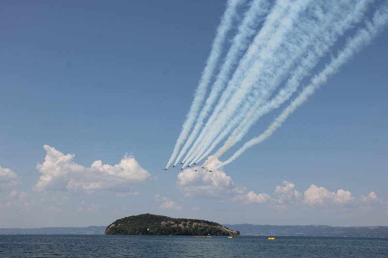 Le esibizioni dal lungolago