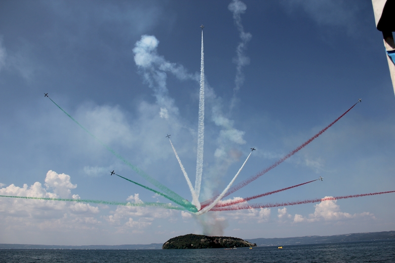 Le esibizioni dal lungolago