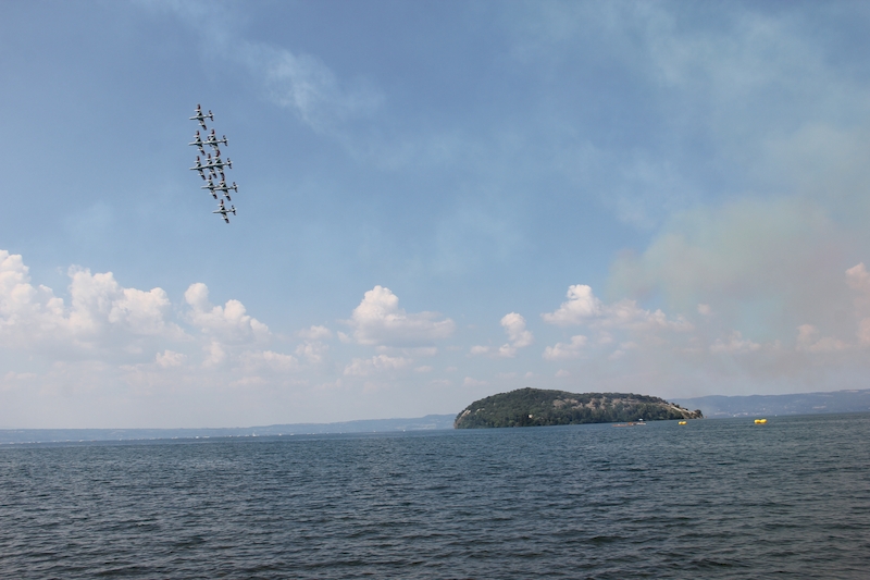 Le esibizioni dal lungolago