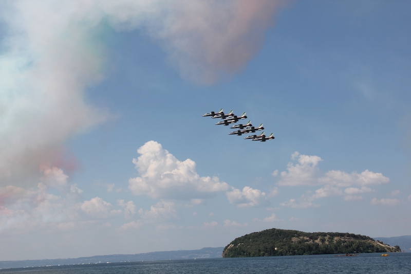 Le esibizioni dal lungolago