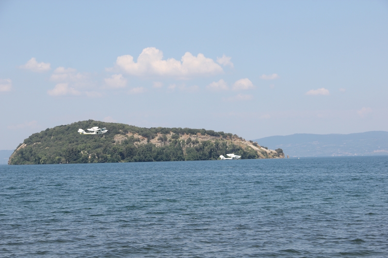 Le esibizioni dal lungolago