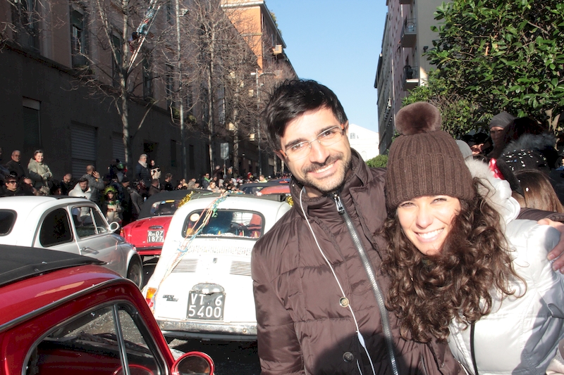 La sfilata del Carnevale Viterbese lungo via Marconi