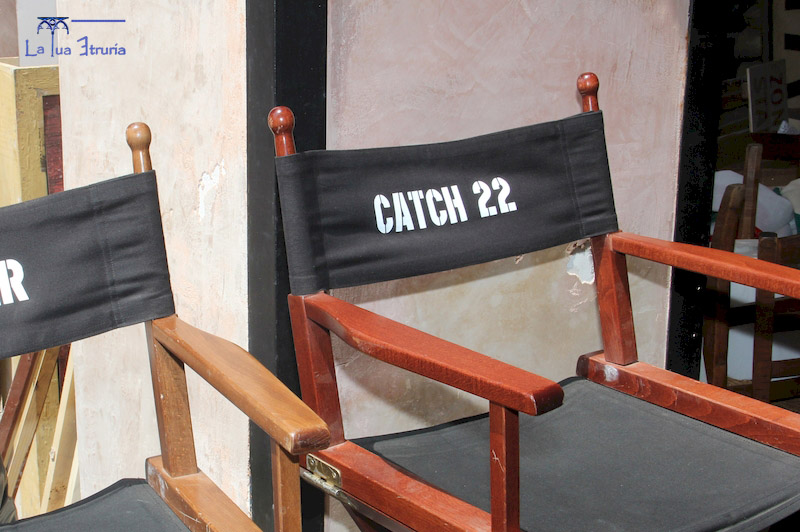 Dal set di Sutri di Catch 22 (Comma 22)