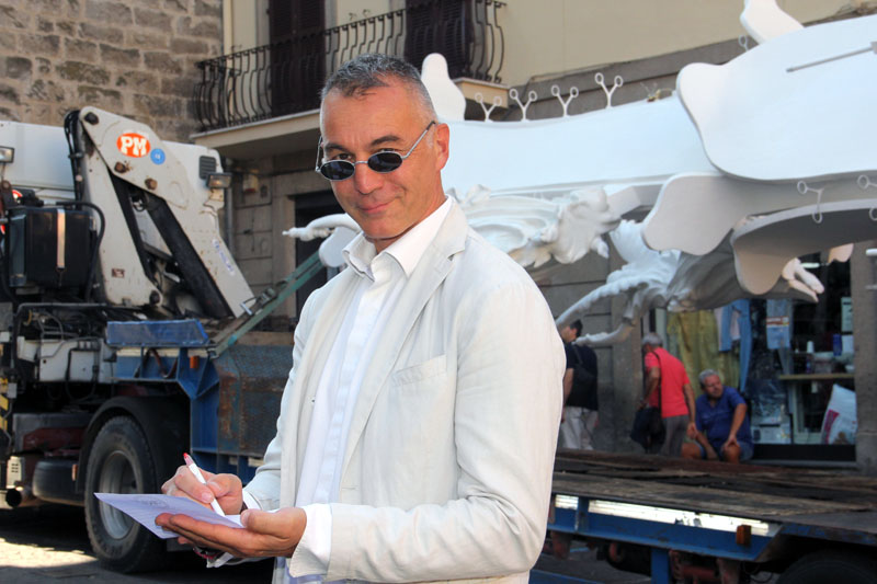 Il montaggio di Gloria a San Sisto