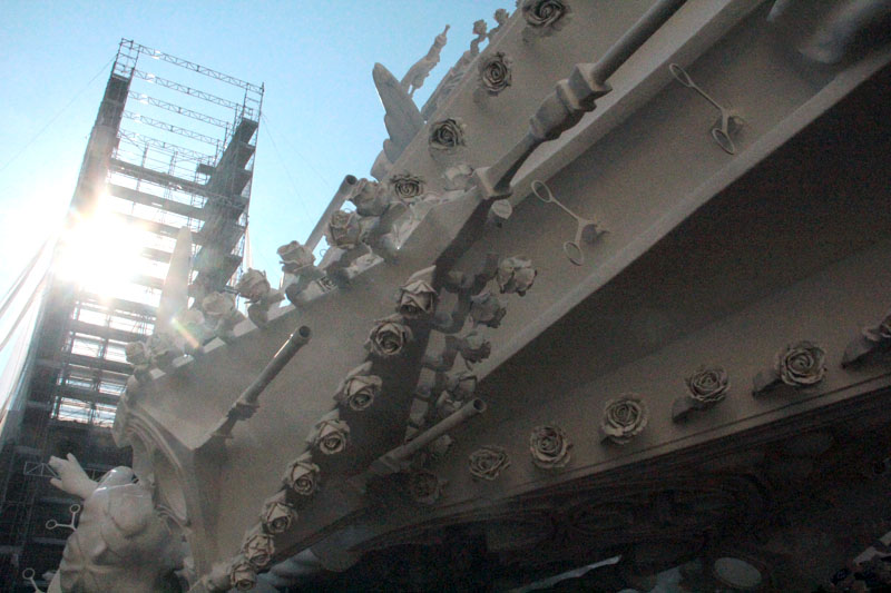 Il montaggio di Gloria a San Sisto