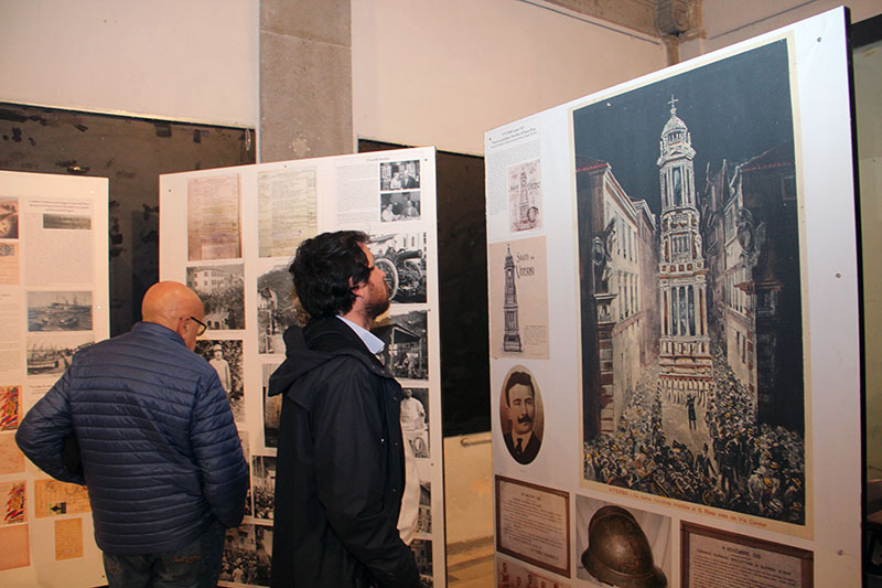 L'inaugurazione della mostra