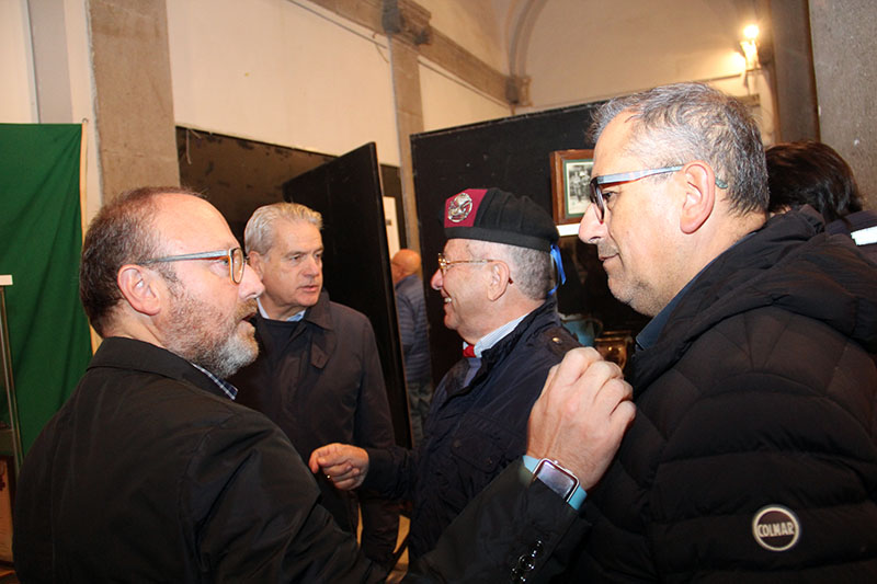 L'inaugurazione della mostra