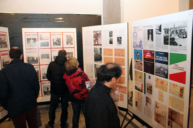 L'inaugurazione della mostra