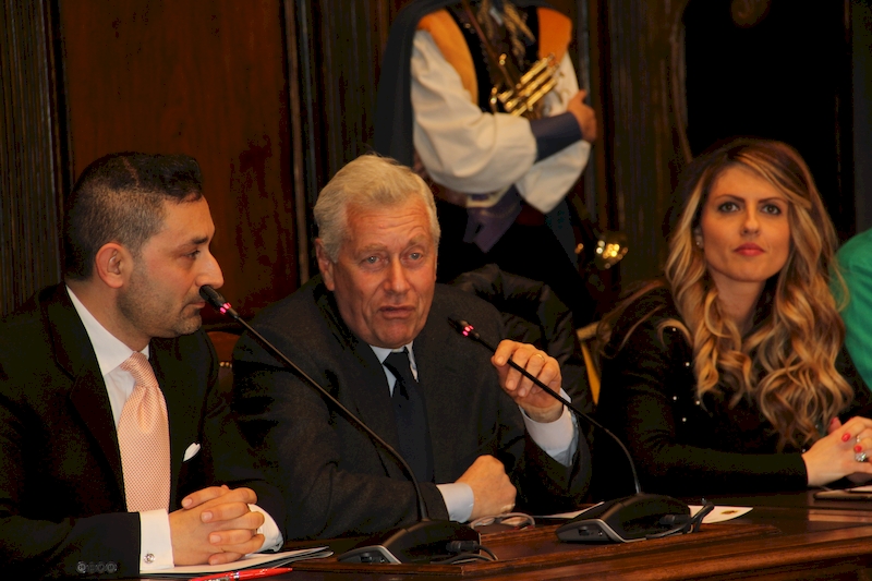 La festa per gli otto atleti a Palazzo dei Priori