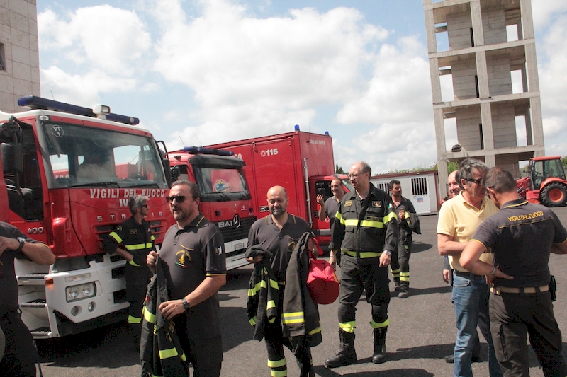 I Vigili del Fuoco verso al nuova caserma