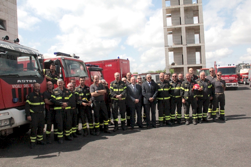 I Vigili del Fuoco verso al nuova caserma