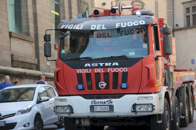 I Vigili del Fuoco verso al nuova caserma