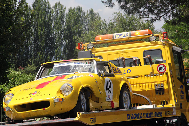 23a Cronoscalata Lagio Montefascone- L'auto cappottata