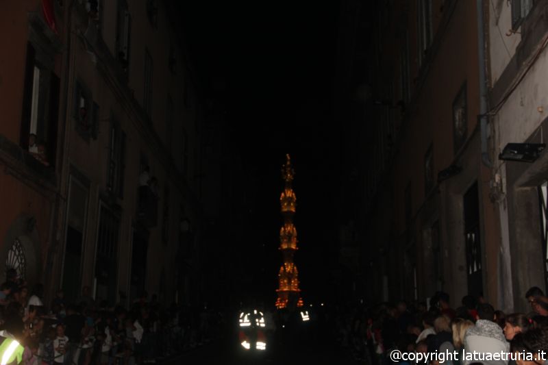 Macchina di Santa Rosa 2019 - Gloria: fino piazza del Plebiscito