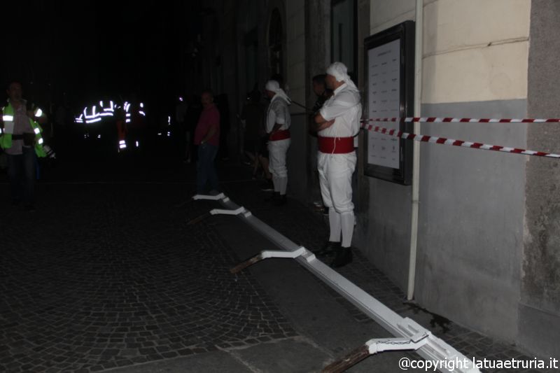 Macchina di Santa Rosa 2019 - Gloria: la parte più stretta, il corso
