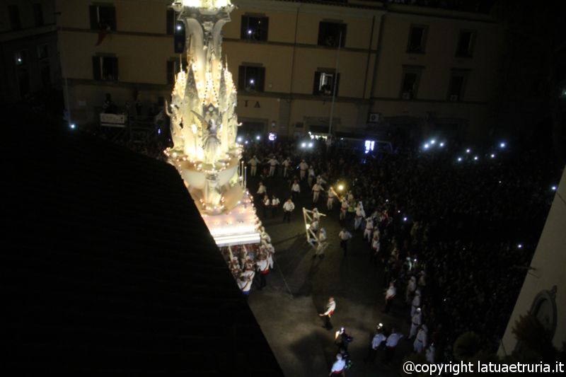 Macchina di Santa Rosa 2019 - Gloria: vista dall'alto