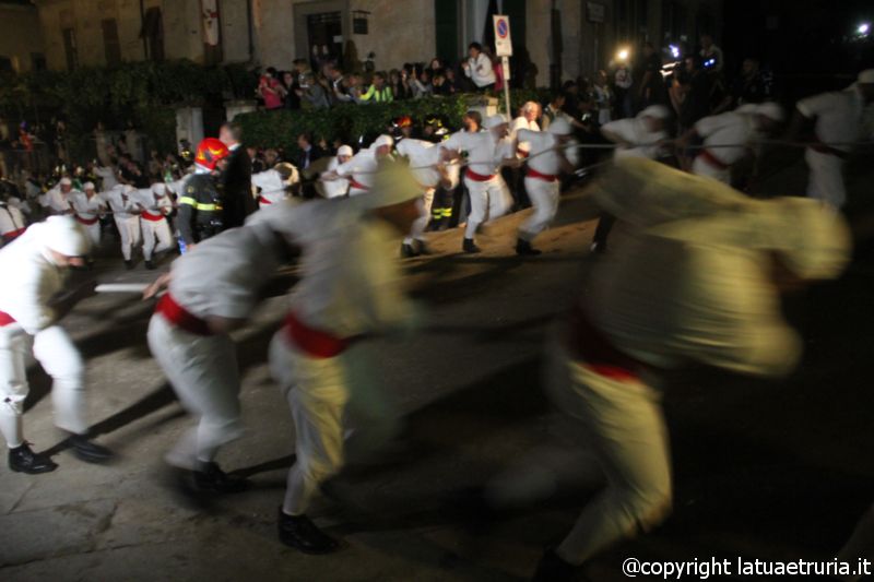 Macchina di Santa Rosa 2019 - Gloria: di corsa in salita verso "casa"