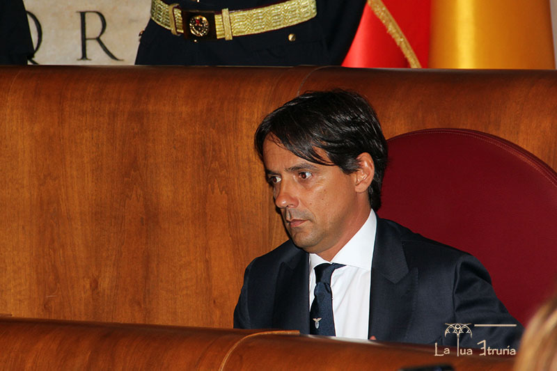 La SS. Lazio Premiata al Campidoglio - Simone Inzaghi