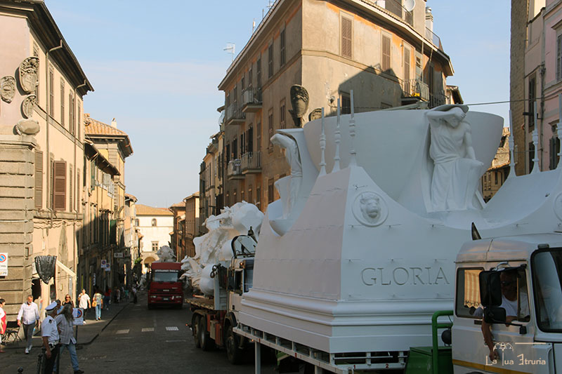 Montaggio Gloria - Macchina di Santa Rosa