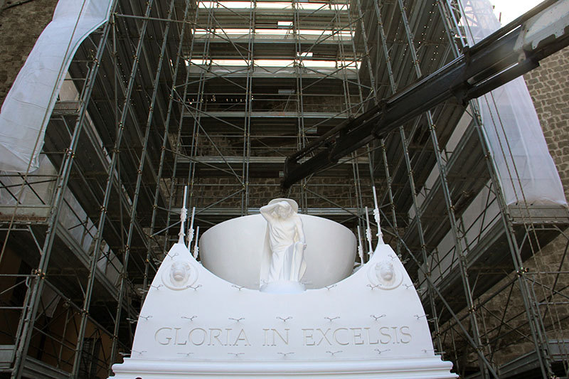 Montaggio Gloria - Macchina di Santa Rosa