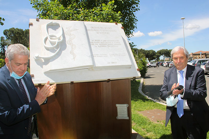 Monumento dedicato ai medici e sanitari caduti per il Covid19