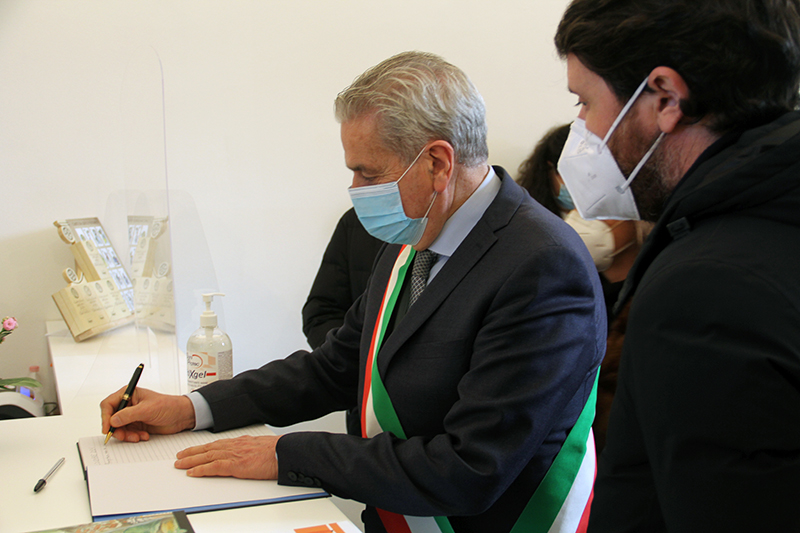 Inaugurazione delle sale espsitive sotto Palazzo dei Priori