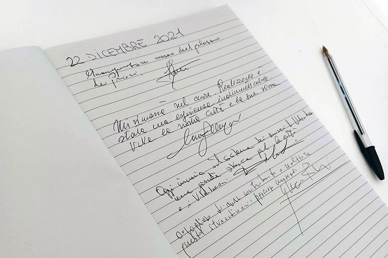 Inaugurazione delle sale espsitive sotto Palazzo dei Priori