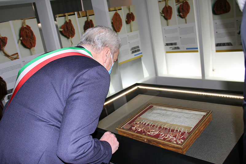 Inaugurazione delle sale espsitive sotto Palazzo dei Priori