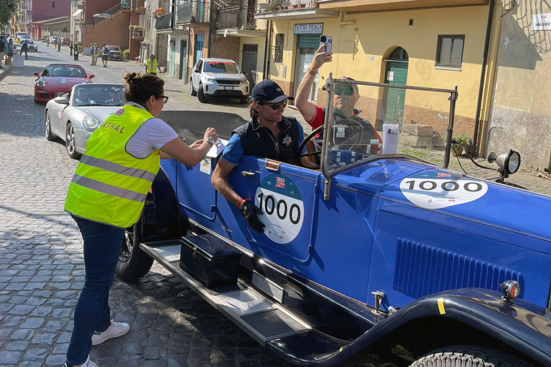 Mille Miglia 2022 - il passaggio a Marta - Rudi Zerbi