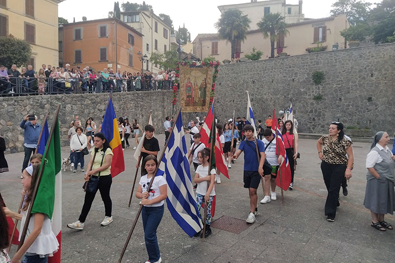 Celebrazione e infiorata Corpus Domini Bolsena