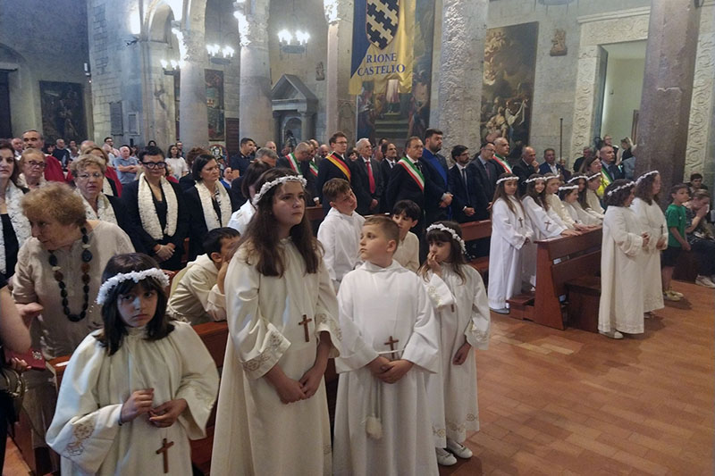 Celebrazione e infiorata Corpus Domini Bolsena