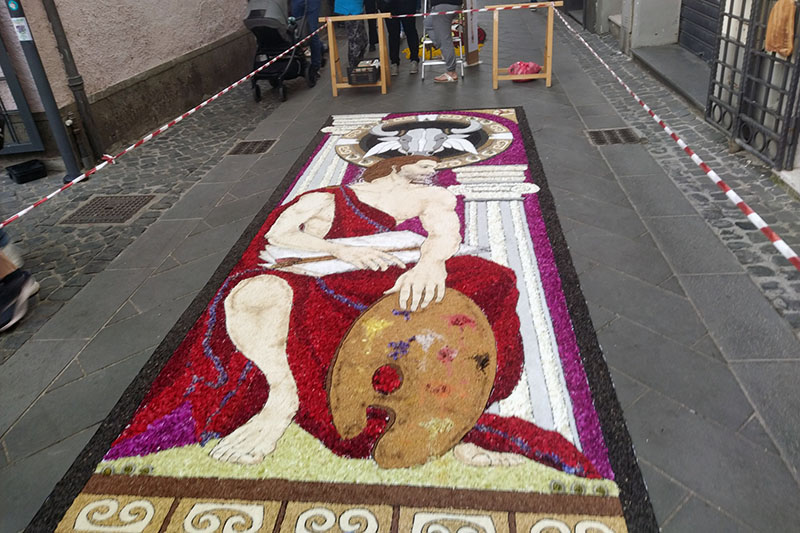 Celebrazione e infiorata Corpus Domini Bolsena