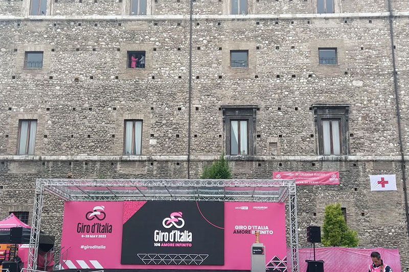 La partenza del Giro d'Italia da Terni