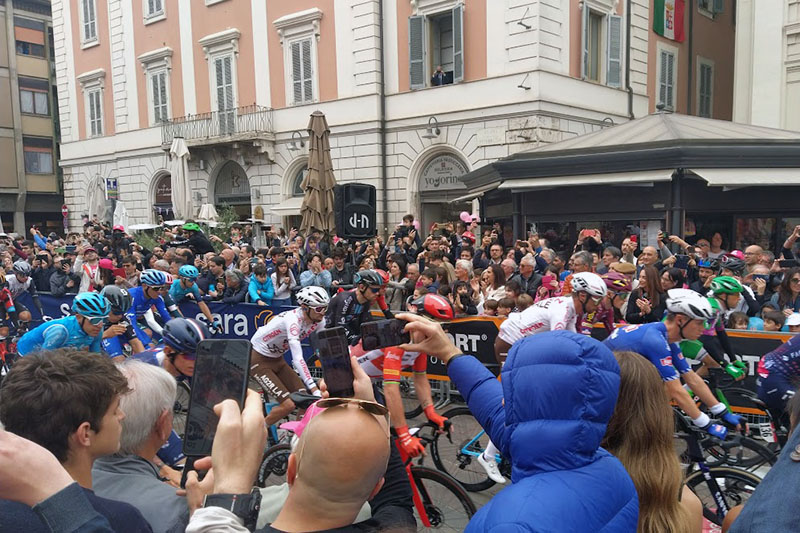 La partenza del Giro d'Italia da Terni