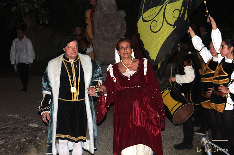 A cena con Vicino Orsini nel Sacro Bosco