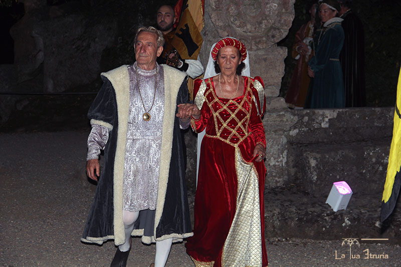 A cena con Vicino Orsini nel Sacro Bosco