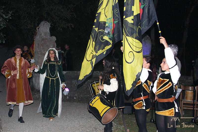 A cena con Vicino Orsini nel Sacro Bosco