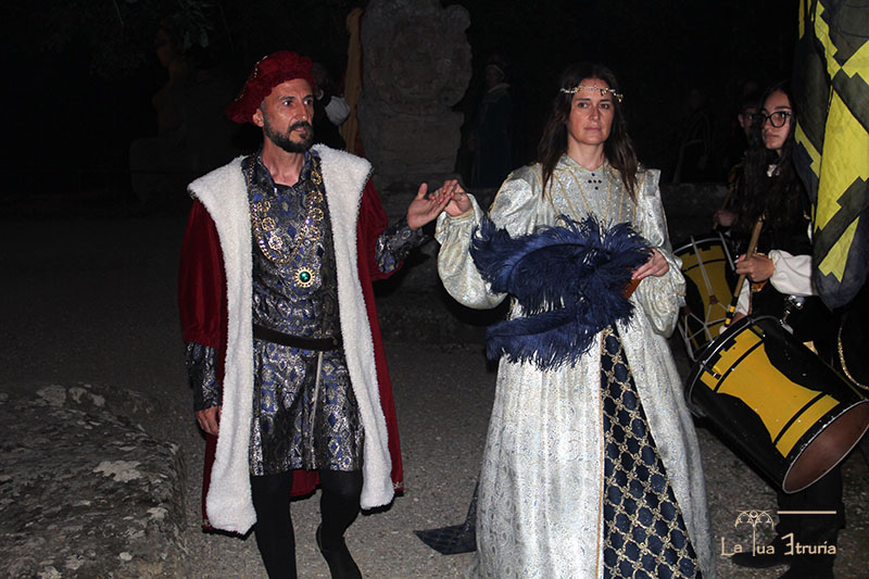 A cena con Vicino Orsini nel Sacro Bosco