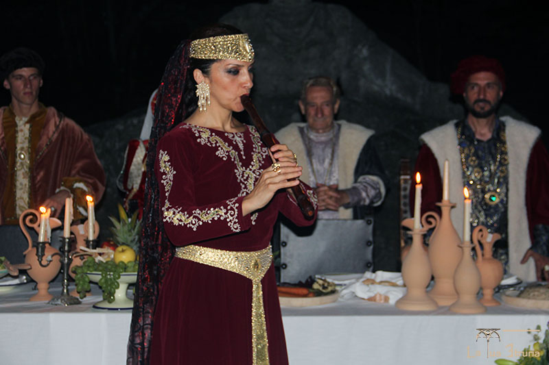 A cena con Vicino Orsini nel Sacro Bosco
