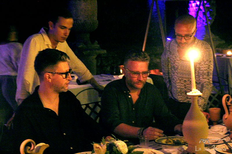 A cena con Vicino Orsini nel Sacro Bosco