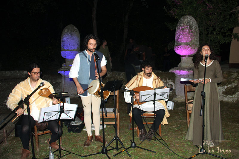 A cena con Vicino Orsini nel Sacro Bosco