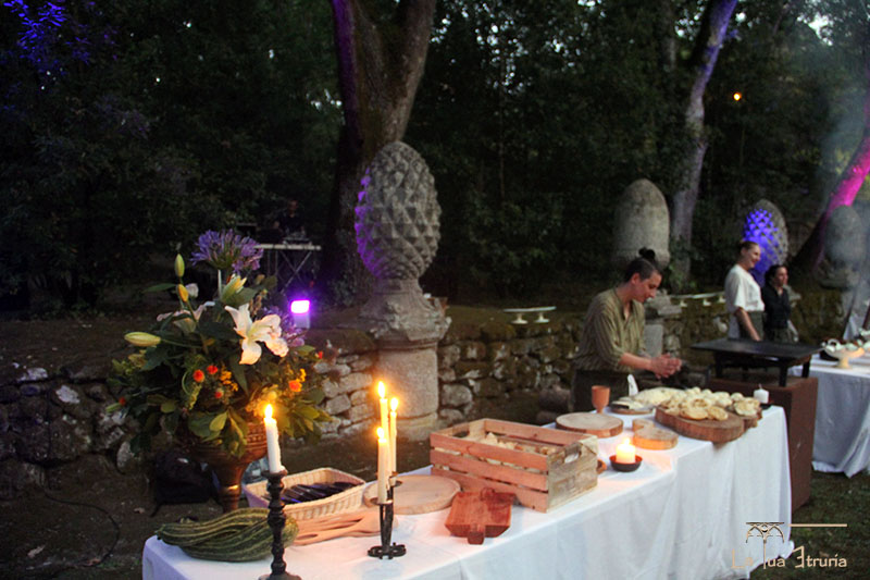 A cena con Vicino Orsini nel Sacro Bosco