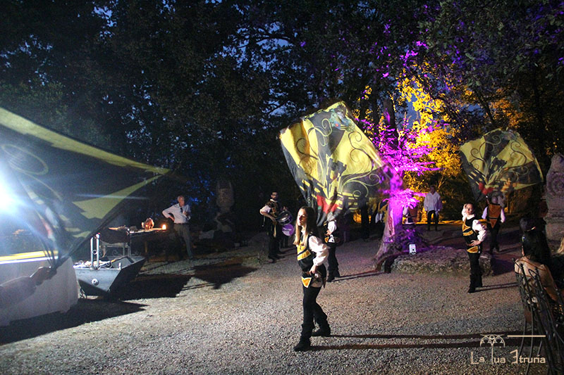 A cena con Vicino Orsini nel Sacro Bosco